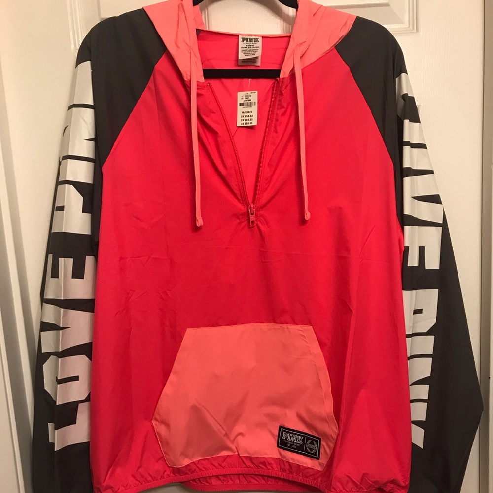 New Pink Victoria Secret windbreaker